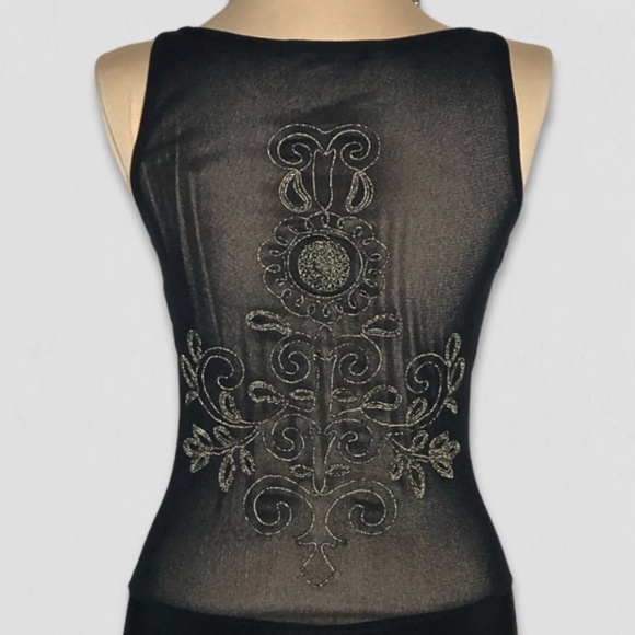 Arden B Black and Gold Y2K Cocktail Dress Small - Picture 3 of 11